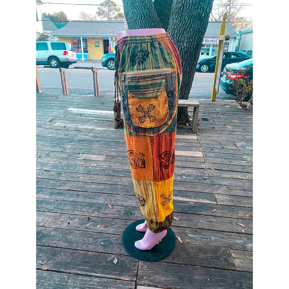 Beautiful boho hippie patchwork pants - Picture 2 of 10